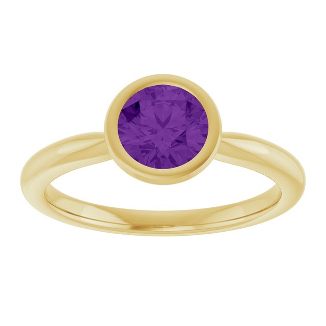 Natural Amethyst | Round | 6mm