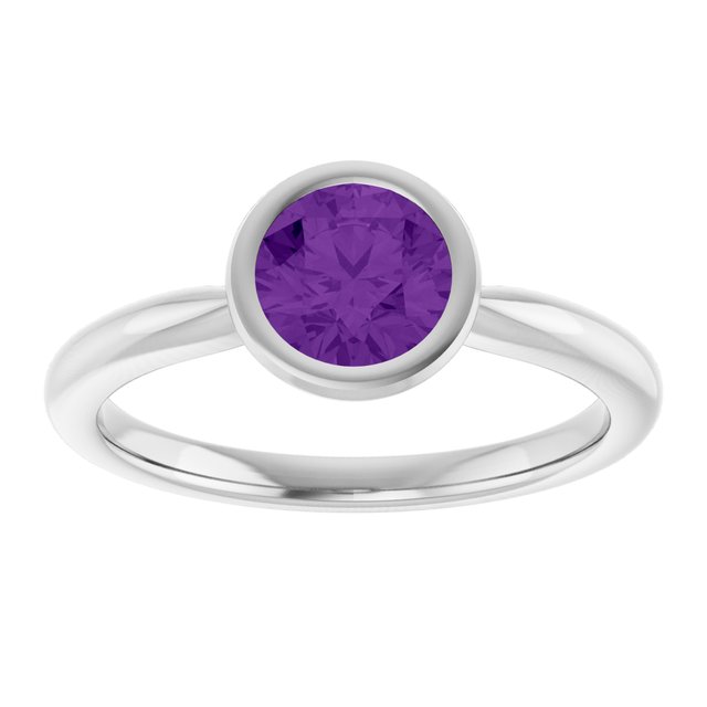 Natural Amethyst | Round | 6mm