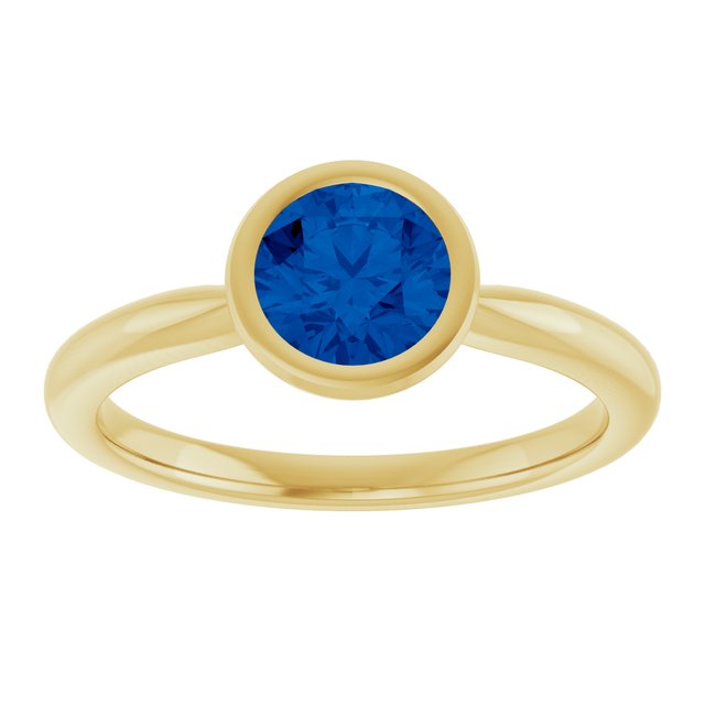 Lab-Grown Blue Sapphire | Round | 6mm