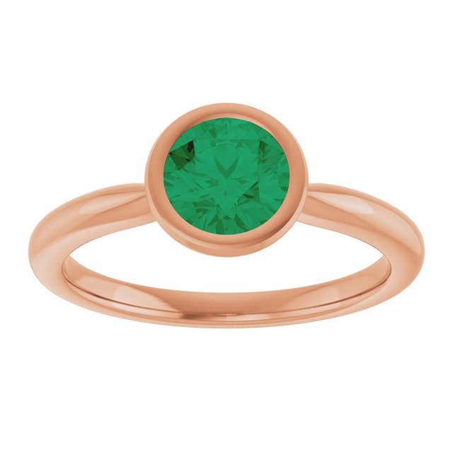 Lab-Grown Emerald | Round | 6mm