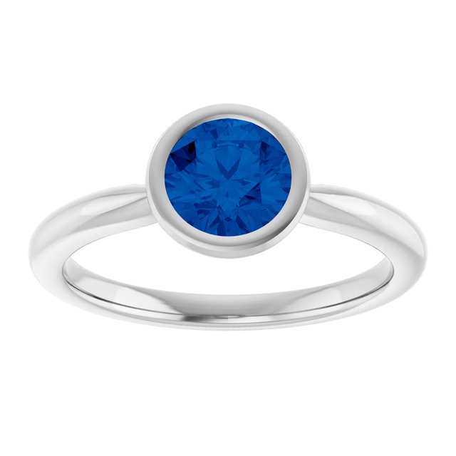 Lab-Grown Blue Sapphire | Round | 6mm