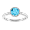 Natural Aquamarine | Round | 6mm