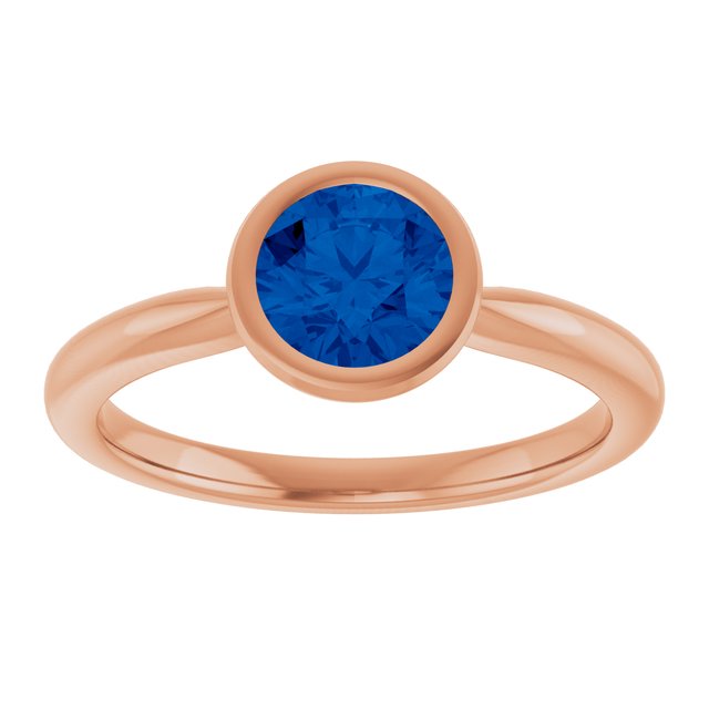 Lab-Grown Blue Sapphire | Round | 6mm