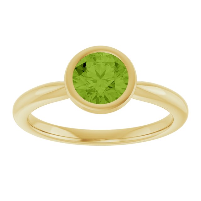 Natural Peridot | Round | 6mm