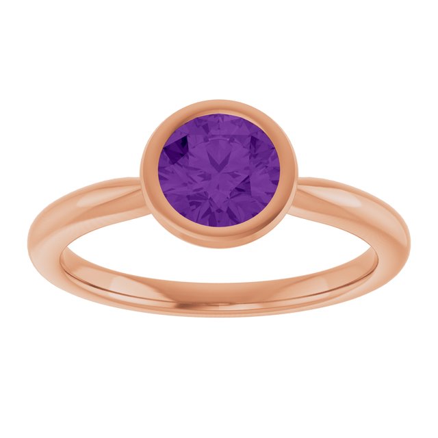 Natural Amethyst | Round | 6mm