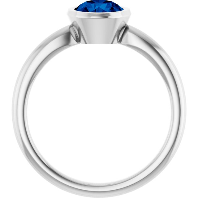 Lab-Grown Blue Sapphire | Round | 6mm
