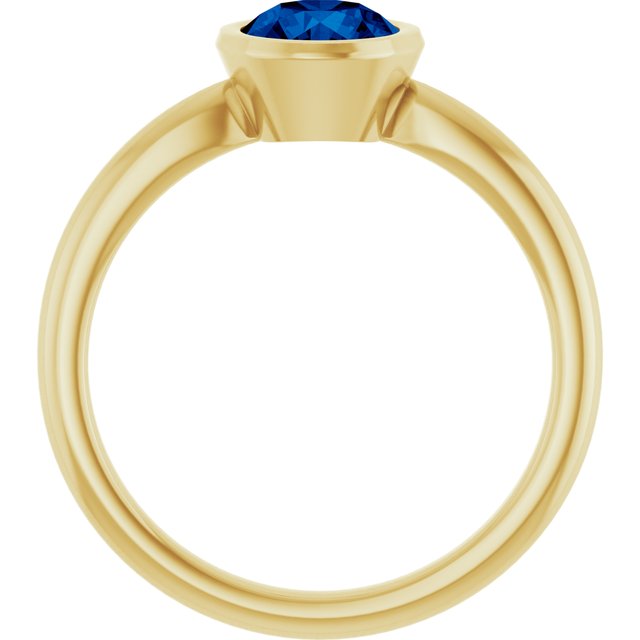 Lab-Grown Blue Sapphire | Round | 6mm