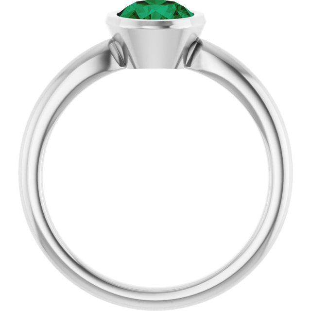 Lab-Grown Emerald | Round | 6mm