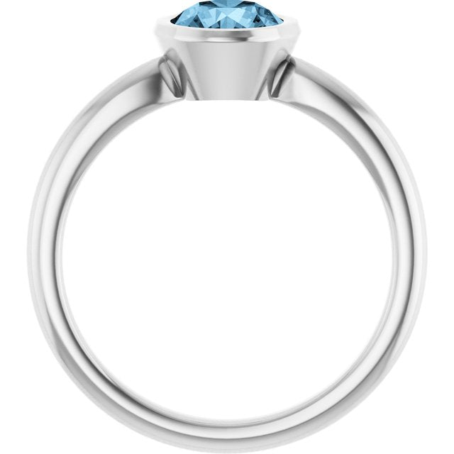 Natural Sky Blue Topaz | Round | 6mm
