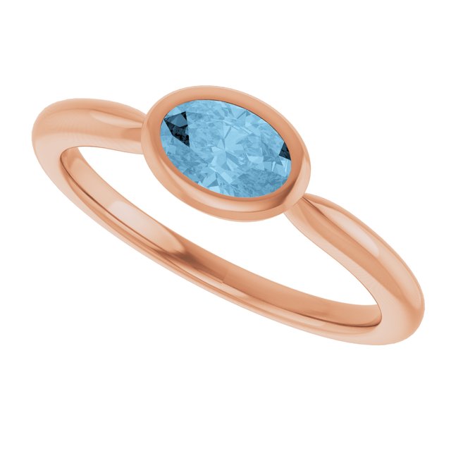 Natural Sky Blue Topaz | Oval | 6 x 4mm