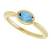 Natural Sky Blue Topaz | Oval | 6 x 4mm