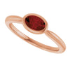 Natural Mozambique Garnet | Oval | 6 x 4mm