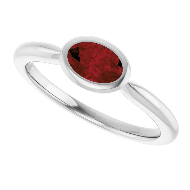 Natural Mozambique Garnet | Oval | 6 x 4mm