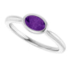 Natural Amethyst | Oval | 6 x 4mm