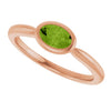 Natural Peridot | Oval | 6 x 4mm