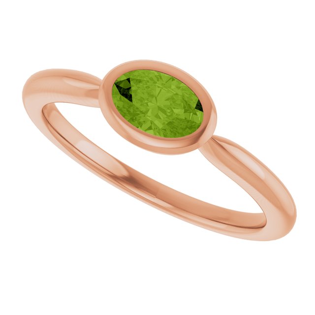Natural Peridot | Oval | 6 x 4mm