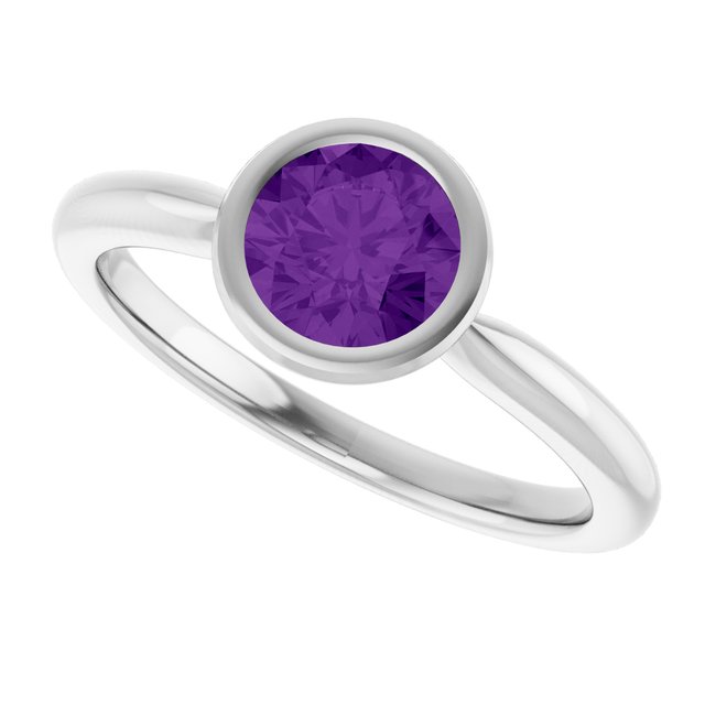 Natural Amethyst | Round | 6mm