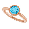Natural Aquamarine | Round | 6mm