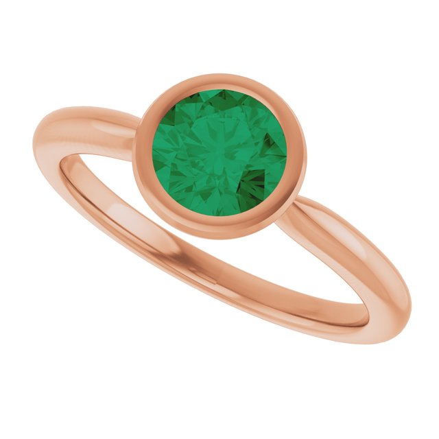 Lab-Grown Emerald | Round | 6mm