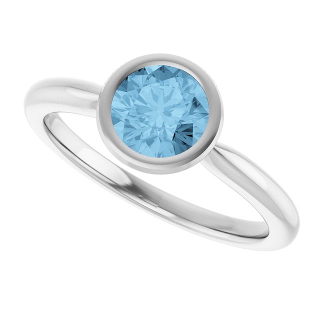 Natural Sky Blue Topaz | Round | 6mm