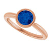 Lab-Grown Blue Sapphire | Round | 6mm