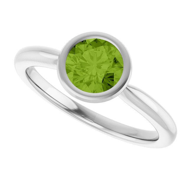 Natural Peridot | Round | 6mm