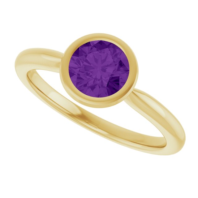 Natural Amethyst | Round | 6mm