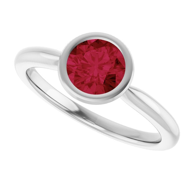 Lab-Grown Ruby | Round | 6mm