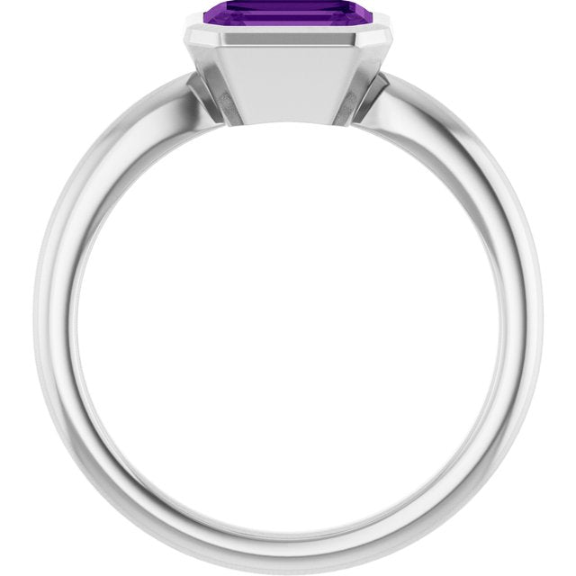 Natural Amethyst | Emerald | 7 x 5mm