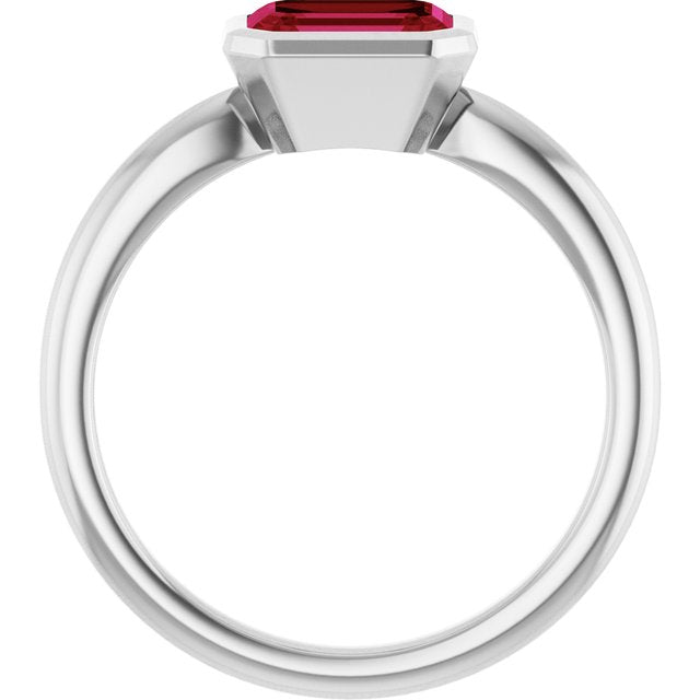 Lab-Grown Ruby | Emerald | 7 x 5mm