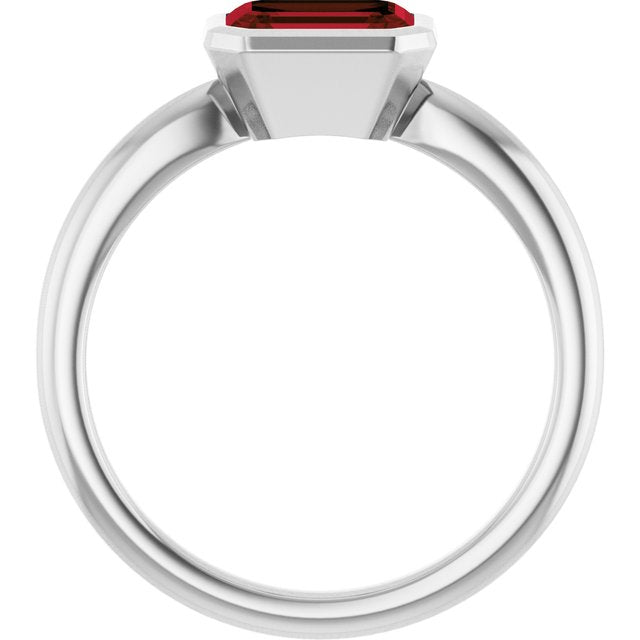 Natural Mozambique Garnet | Emerald | 7 x 5mm