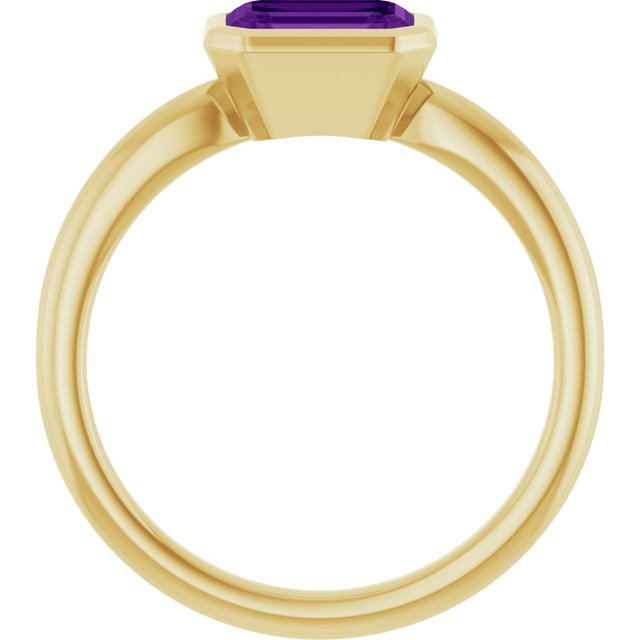 Natural Amethyst | Emerald | 7 x 5mm