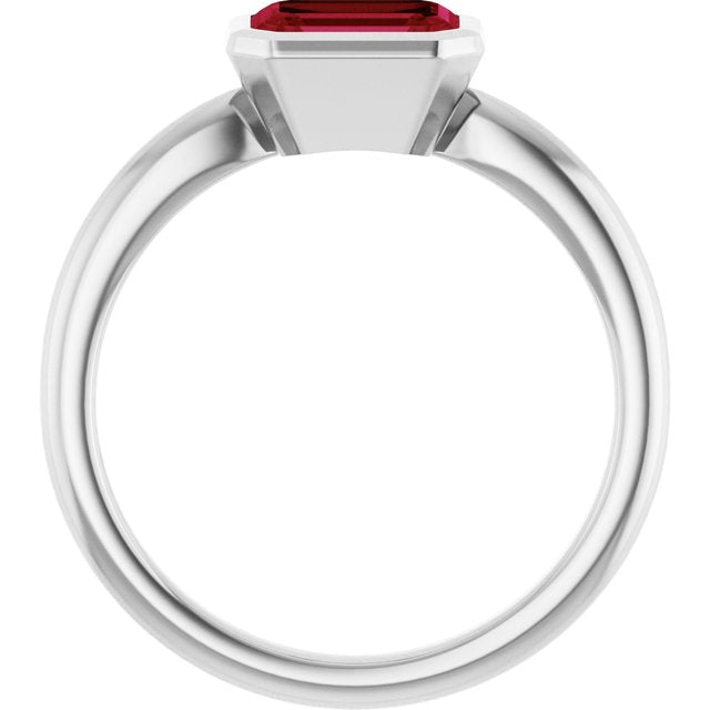Lab-Grown Ruby | Emerald | 7 x 5mm