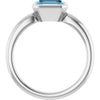Natural Sky Blue Topaz | Emerald | 7 x 5mm