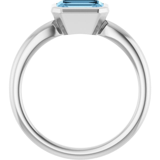 Natural Sky Blue Topaz | Emerald | 7 x 5mm