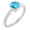 Natural Aquamarine | Round | 6mm