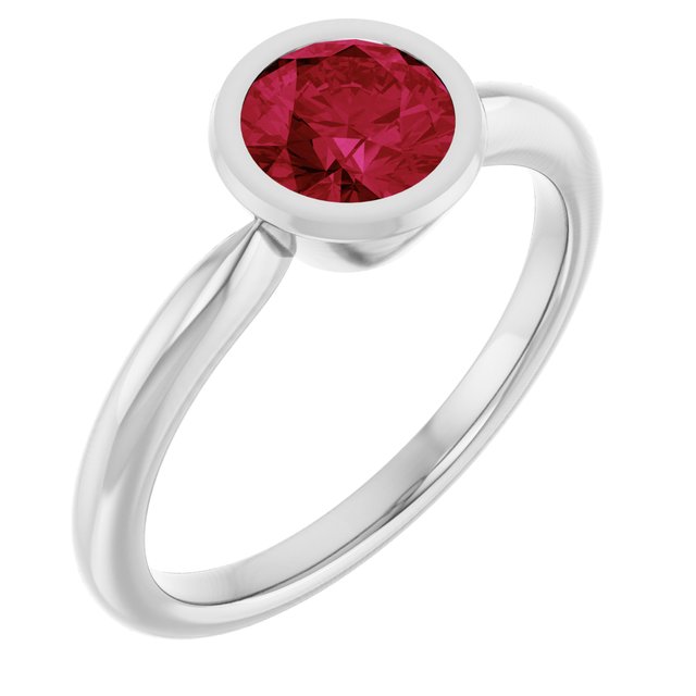 Lab-Grown Ruby | Round | 6mm