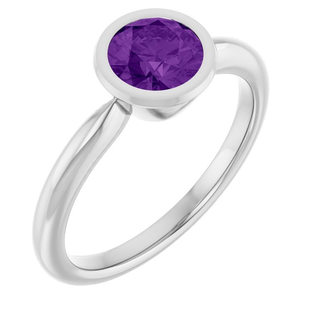 Natural Amethyst | Round | 6mm