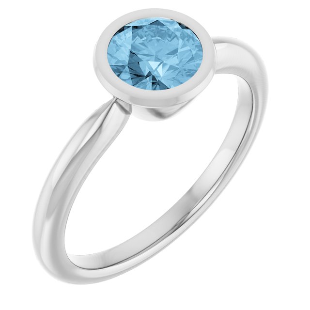 Natural Sky Blue Topaz | Round | 6mm