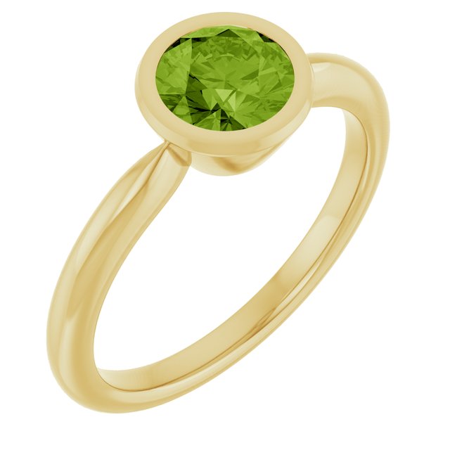 Natural Peridot | Round | 6mm