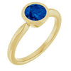 Lab-Grown Blue Sapphire | Round | 6mm