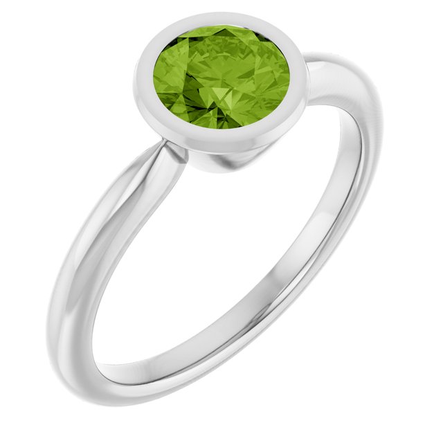 Natural Peridot | Round | 6mm