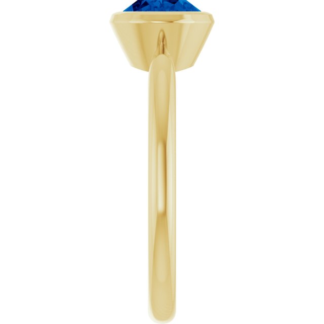 Lab-Grown Blue Sapphire | Oval | 8 x 6mm