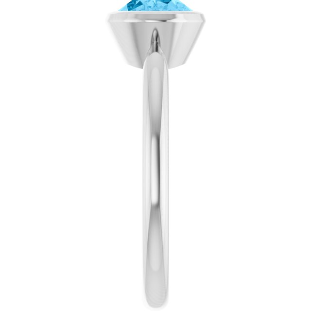 Natural Swiss Blue Topaz | Oval | 8 x 6mm