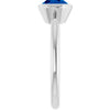 Lab-Grown Blue Sapphire | Oval | 8 x 6mm