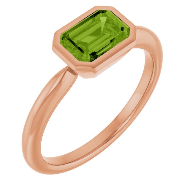 Natural Peridot | Emerald | 7 x 5mm