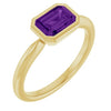Natural Amethyst | Emerald | 7 x 5mm