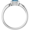 Natural Sky Blue Topaz | Oval | 6 x 4mm
