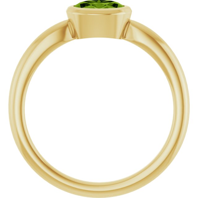 Natural Peridot | Oval | 6 x 4mm