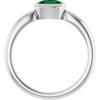 Lab-Grown Emerald | Oval | 6 x 4mm